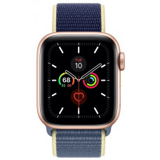 Apple Watch Series 5 GPS 40mm gold / золотистый Aluminum Case with Sport Loop Alaskan Blue
