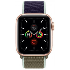 Apple Watch Series 5 GPS 40mm gold / золотистый Aluminum Case with Sport Loop Khaki