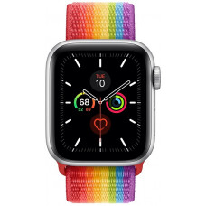 Apple Watch Series 5 GPS 40mm silver / серебристый Aluminum Case with Sport Loop Pride
