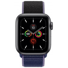 Apple Watch Series 5 GPS 40mm Space Grey / серый Aluminum Case with Sport Loop Midnight Blue