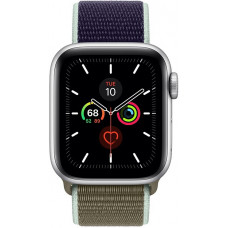 Apple Watch Series 5 GPS 44mm silver / серебристый Aluminum Case with Sport Loop Khaki