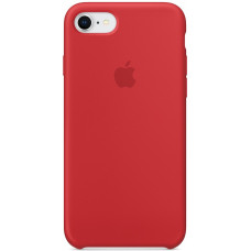Задняя накладка для Apple iPhone SE2020/7/8 Silicone Case красный ОРИГИНАЛ